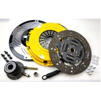 Power Torquer Stage 2 Heavy Duty Clutch Kit Inc. Grooved Flywheel For Commodore VT VX VY VZ LS1 V8