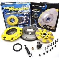 Power Torquer Stage 3 Heavy Duty Clutch Kit Inc. Grooved Flywheel For VN VP VG VR VS T5 box V6 3.8L