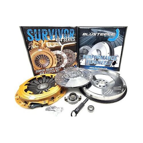 Survivor Heavy Duty Clutch Kit Flywheel For Pajero NM NP NS NT 4M41T Turbo TD