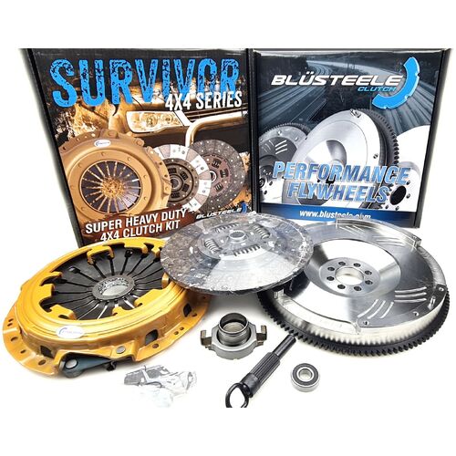 Heavy Duty Survivor 4X4 Clutch Kit & Billet Flywheel For Holden Colorado 4JJ1