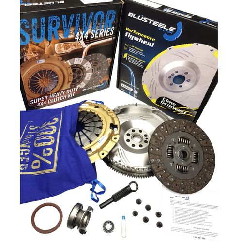 Survivor Heavy Duty Clutch Kit & Flywheel Ford Ranger PJ PK 2.5L, 3.0L