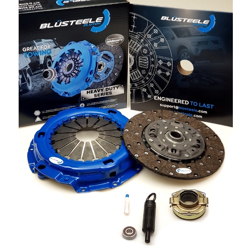 Blusteele Heavy Duty Clutch Kit For Mitsubishi Triton MN 2.5 TDI 4D56T 9/09-ON