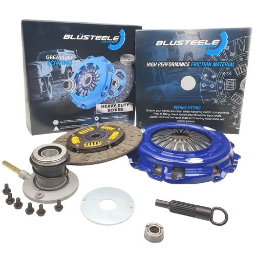 Blusteele Heavy Duty Clutch Kit For Ford Falcon BA BF XR6 6cyl Turbo & Slave CYL