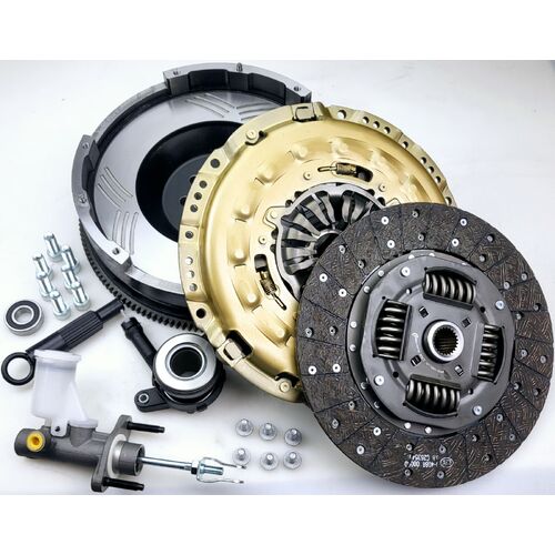 Heavy Duty Clutch Kit Inc Master Cylinder and Solid Flywheel For Triton MQ MR 4N15 2.4TD