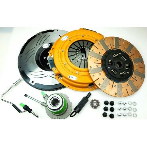 Heavy Duty Cushion Clutch Kit Inc. Grooved Flywheel for Holden Commodore VE V8 L98 LS2