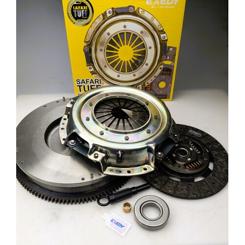 Exedy NSK-7235ST Safari Tuff Clutch Kit & Blusteele Solid Chromoly Flywheel for Nissan Patrol GU ZD30 2000- 9/2004